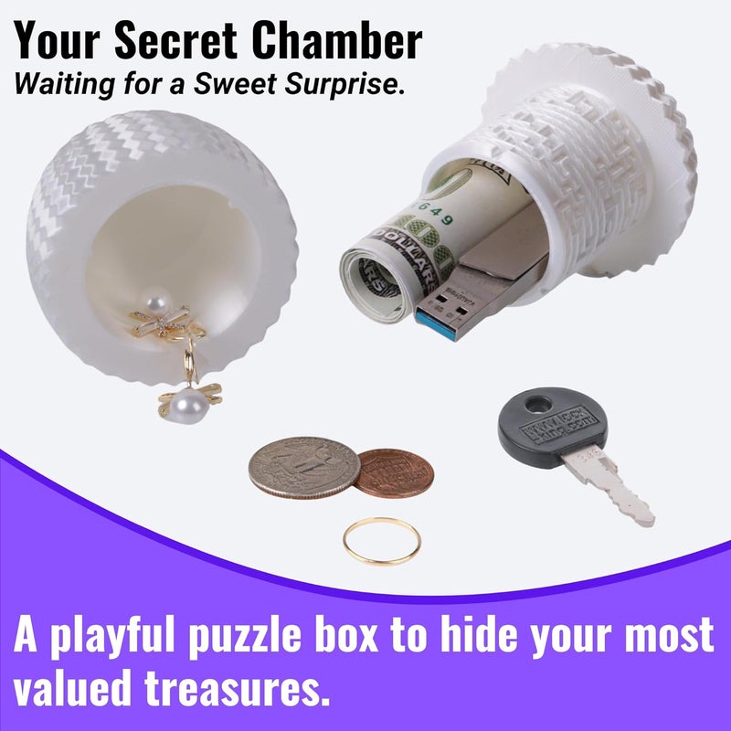 Galapopo Mystery Egg Puzzle Box, Money Puzzle Box for Cash Gift, Birthday Wedding Easter Xmas Holiday Celebration Money Gift Ideas, Brain Teaser Puzzle Toy for Adults Kids Teens - Image 4